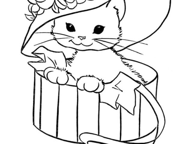 coloriage de chaton trop mignon a imprimer gratuitement coloriage de chaton trop mignon 2