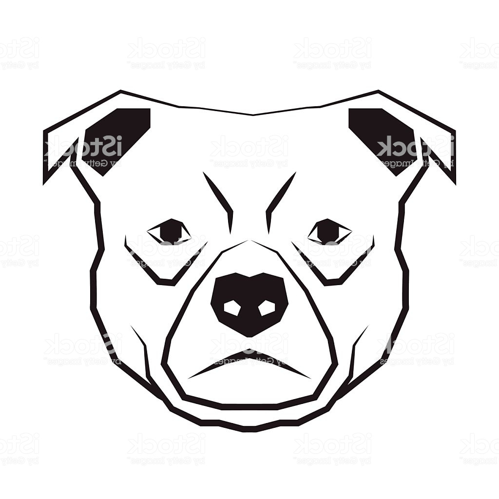 tête de chien noir et blanc dessin des contours gm