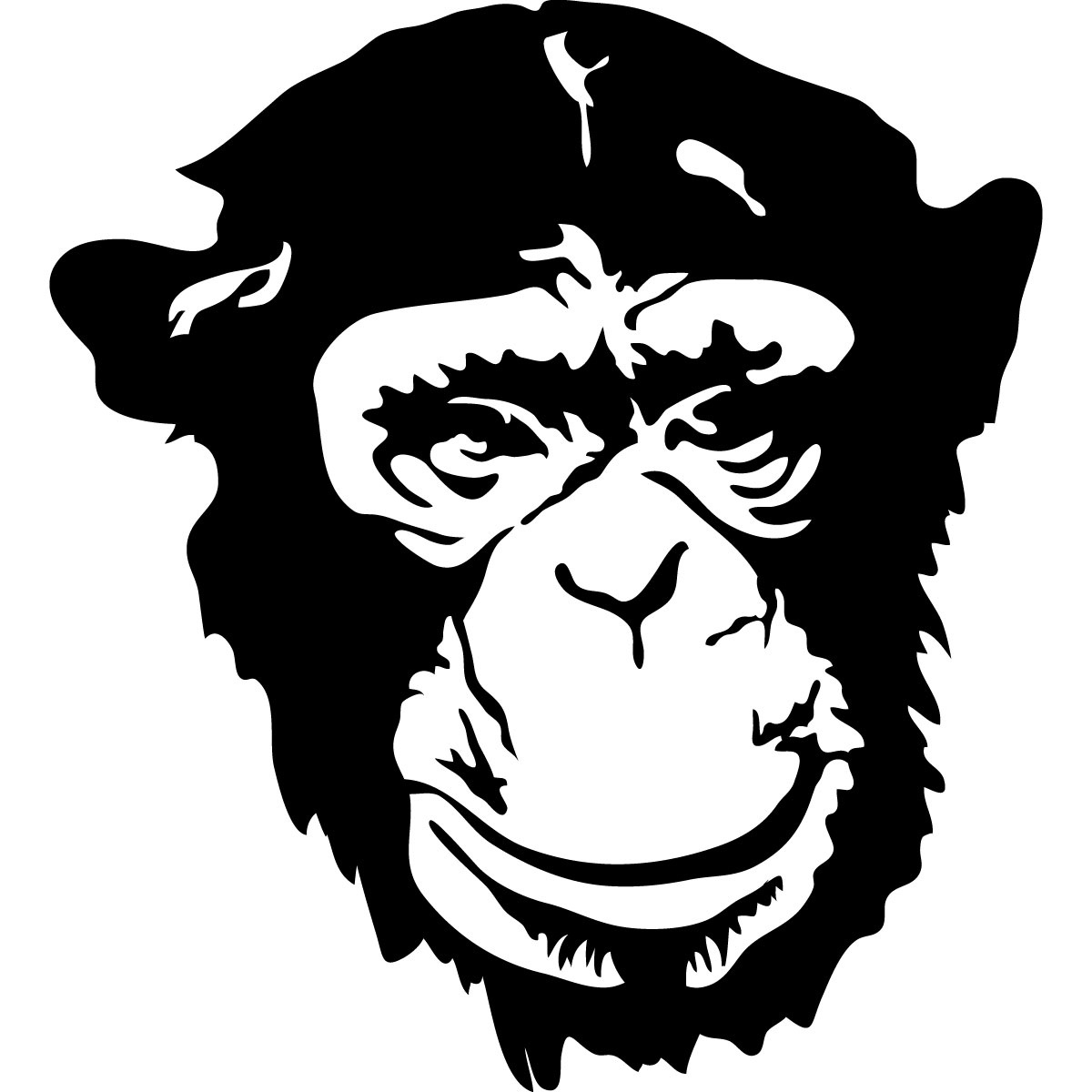 sticker chimpanze visage xml 420 369 3344