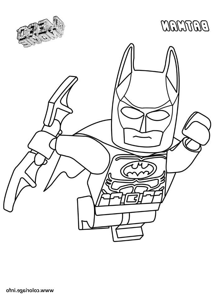 batman lego in the airs movie coloriage