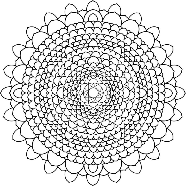 Coloriage à Imprimer Mandala Difficile Luxe Galerie Coloriage Mandala Difficile Dessin à Imprimer Sur