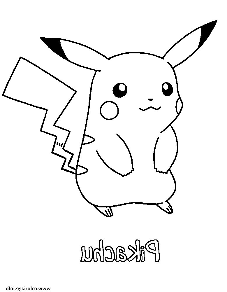 pikachu 31 coloriage dessin