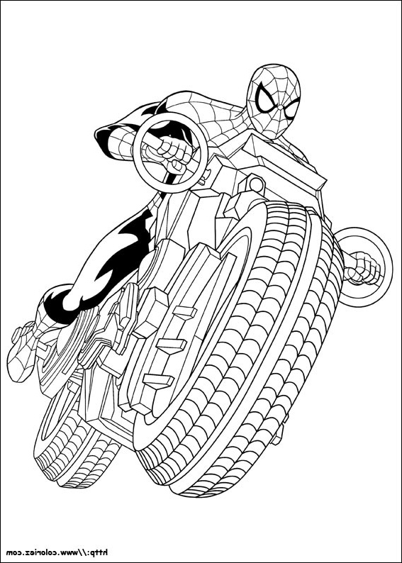 spider man a moto