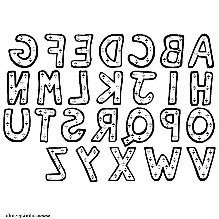 alphabet plet entier a4 maternelle coloriage