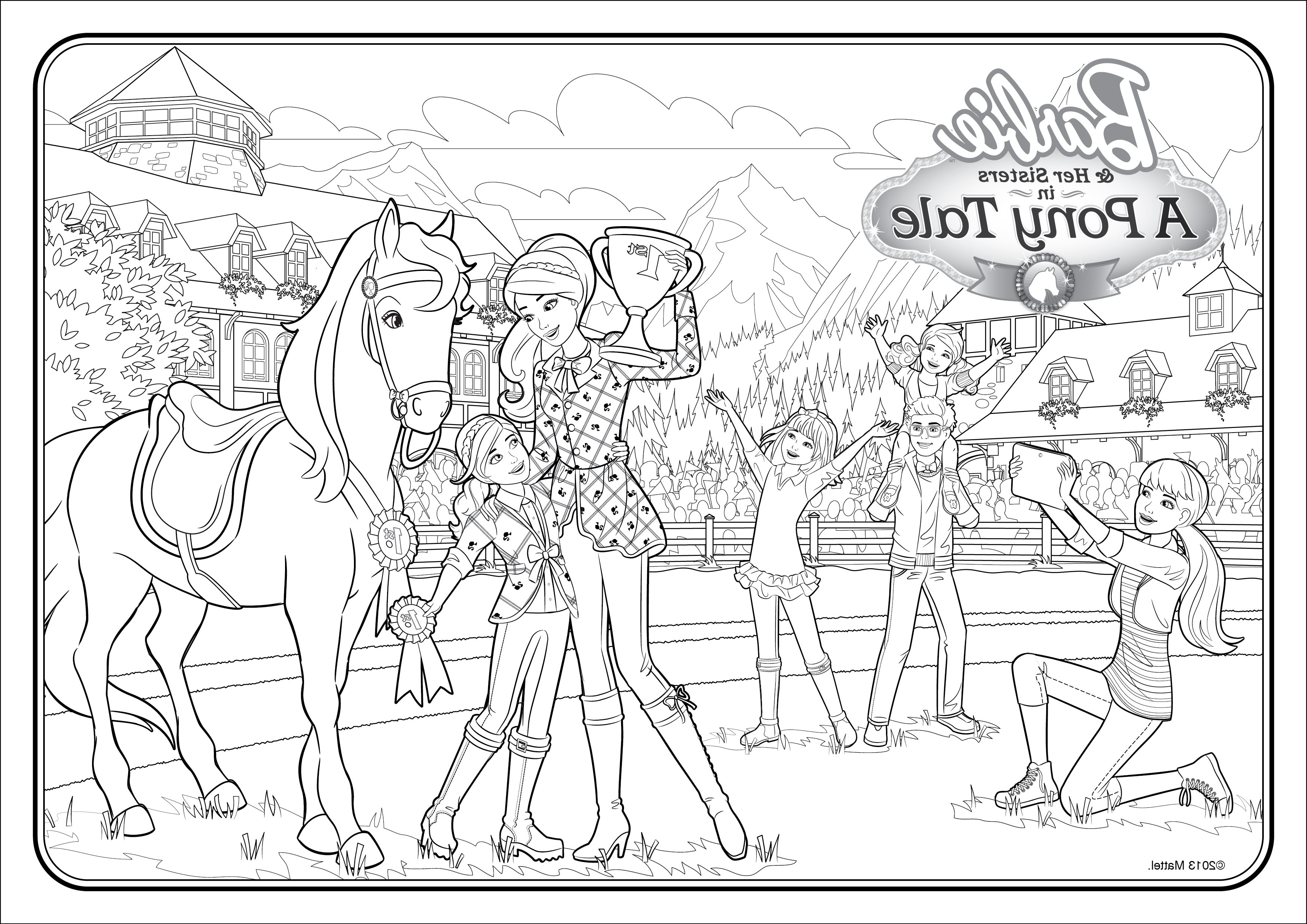 coloriage barbie life in dreamhouse