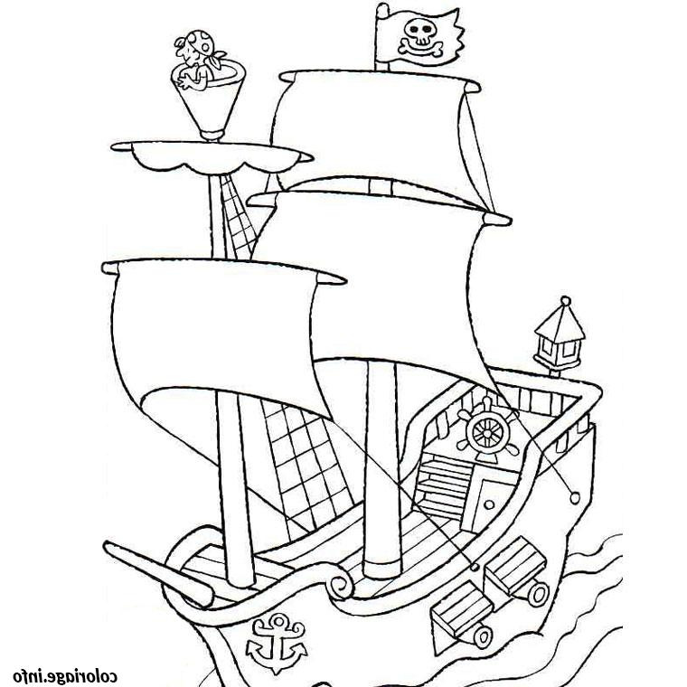 bateau de pirate coloriage dessin 2285