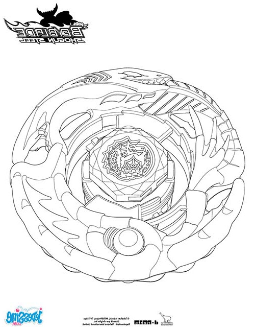 coloriage beyblade leviathan