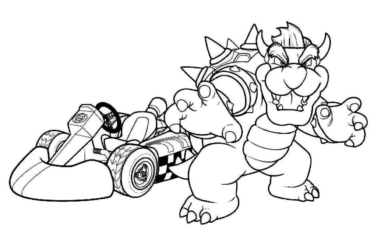 coloriage bowser odyssey