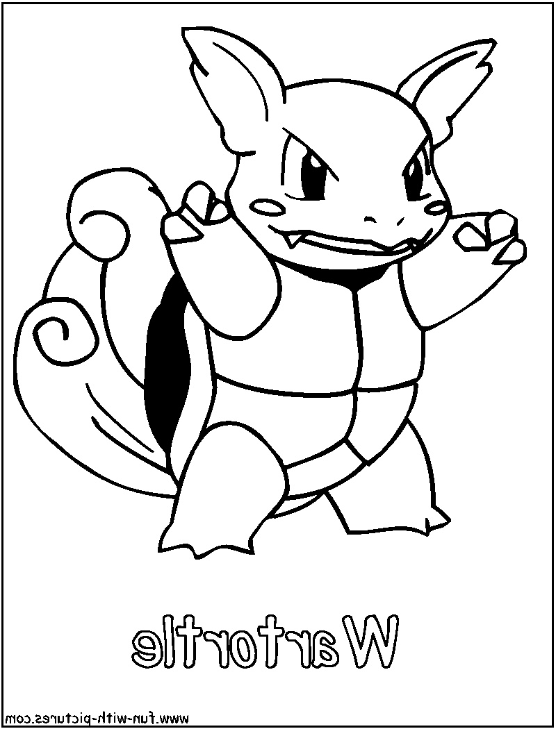 le wartortle blastoise pokemon coloring pages sketch templates