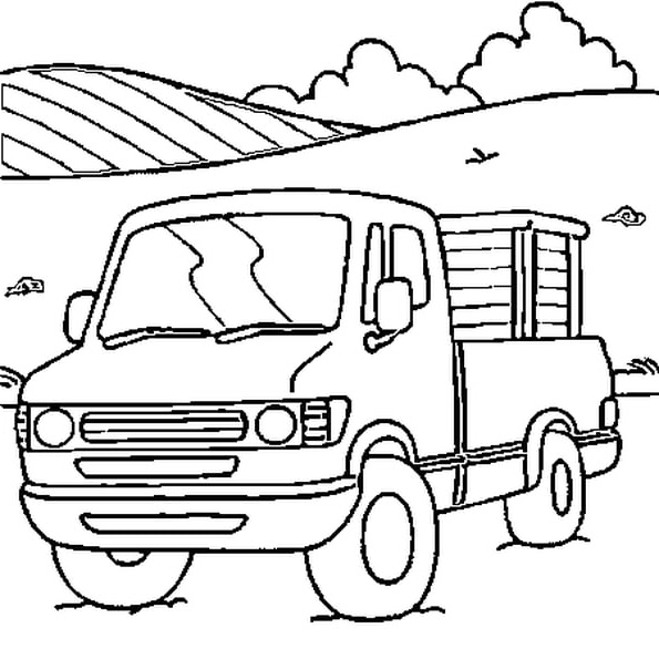 camion coloriage