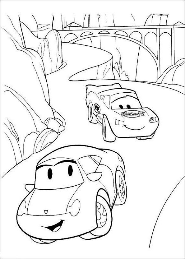 Coloriage Cars 12