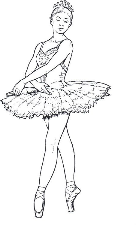 ballerina coloring pages