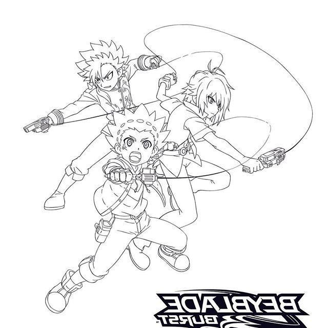 coloriage beyblade