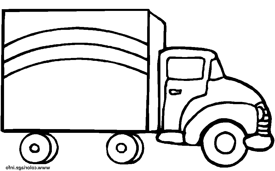 camion coloriage dessin