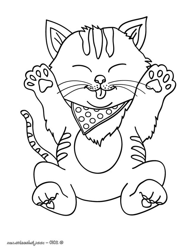 coloriage a imprimer chatons trop mignons