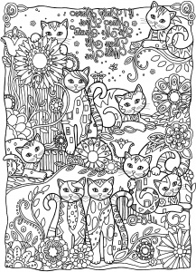 search q=coloriage chat
