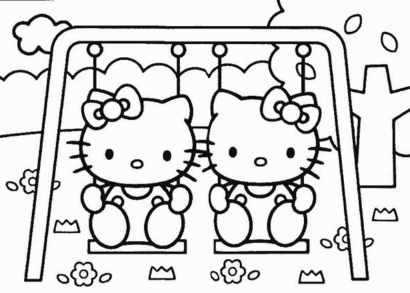 Coloriage Hello Kitty 11