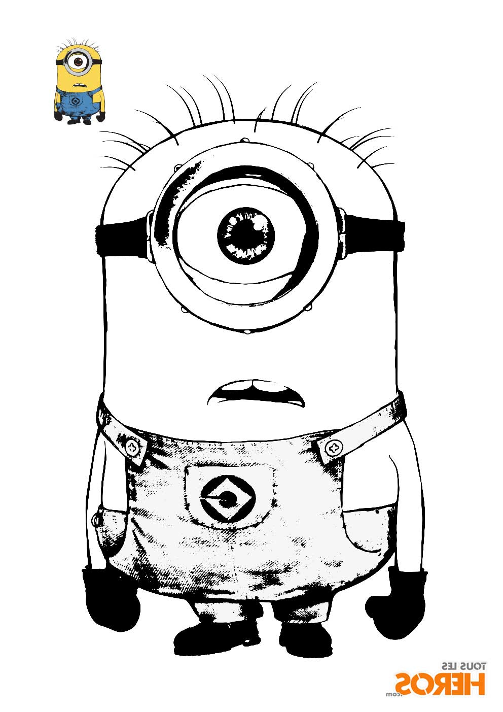 coloriages minions