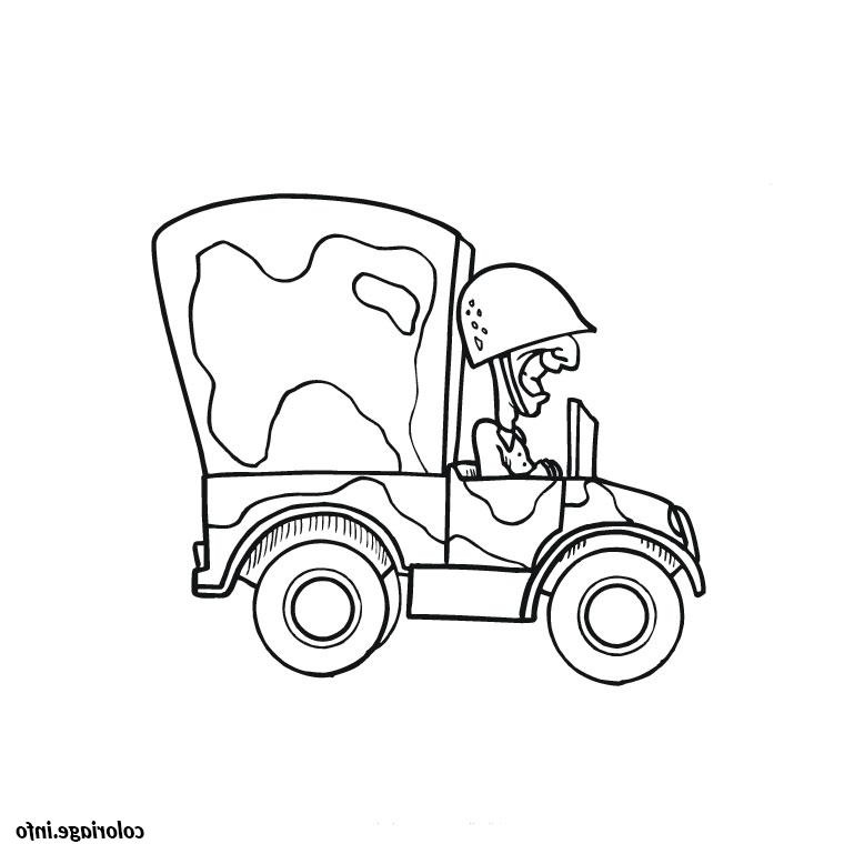 camion militaire coloriage 2250