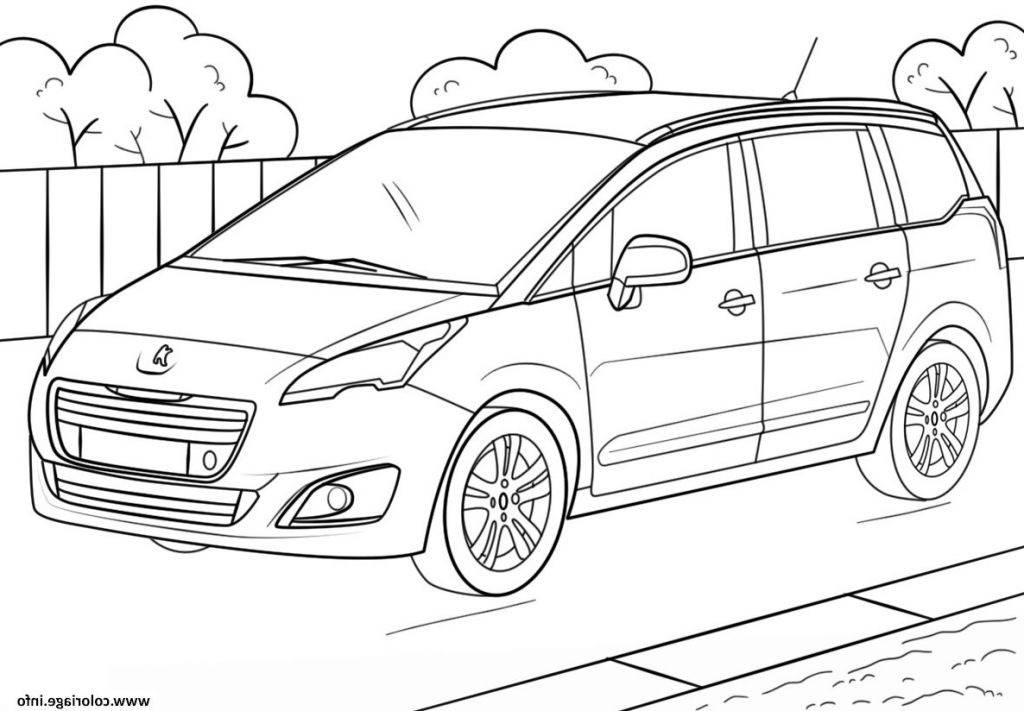 Coloriage De Voiture à Imprimer Élégant Collection ...