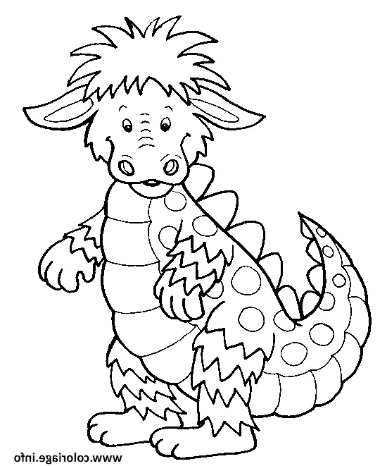 dragon enfants facile coloriage