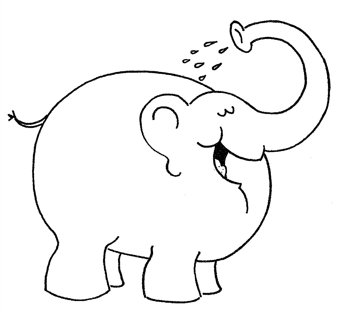 elephant coloriage