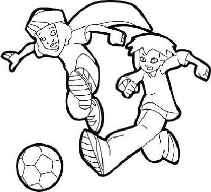 coloriage foot 2 rue extreme samy