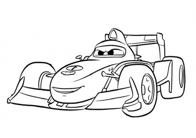 auto formule 1 dessin anime