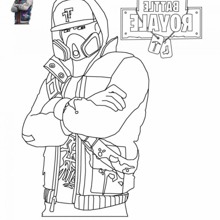 Coloriage fortnite Personnage Bestof Galerie Coloriage ...