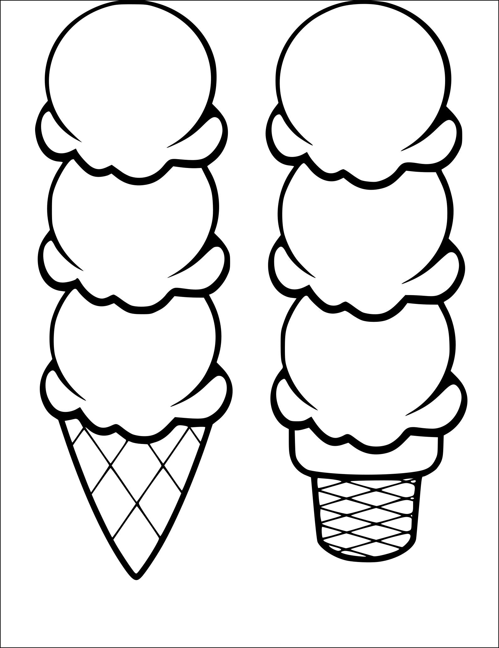 dessin kawaii glace