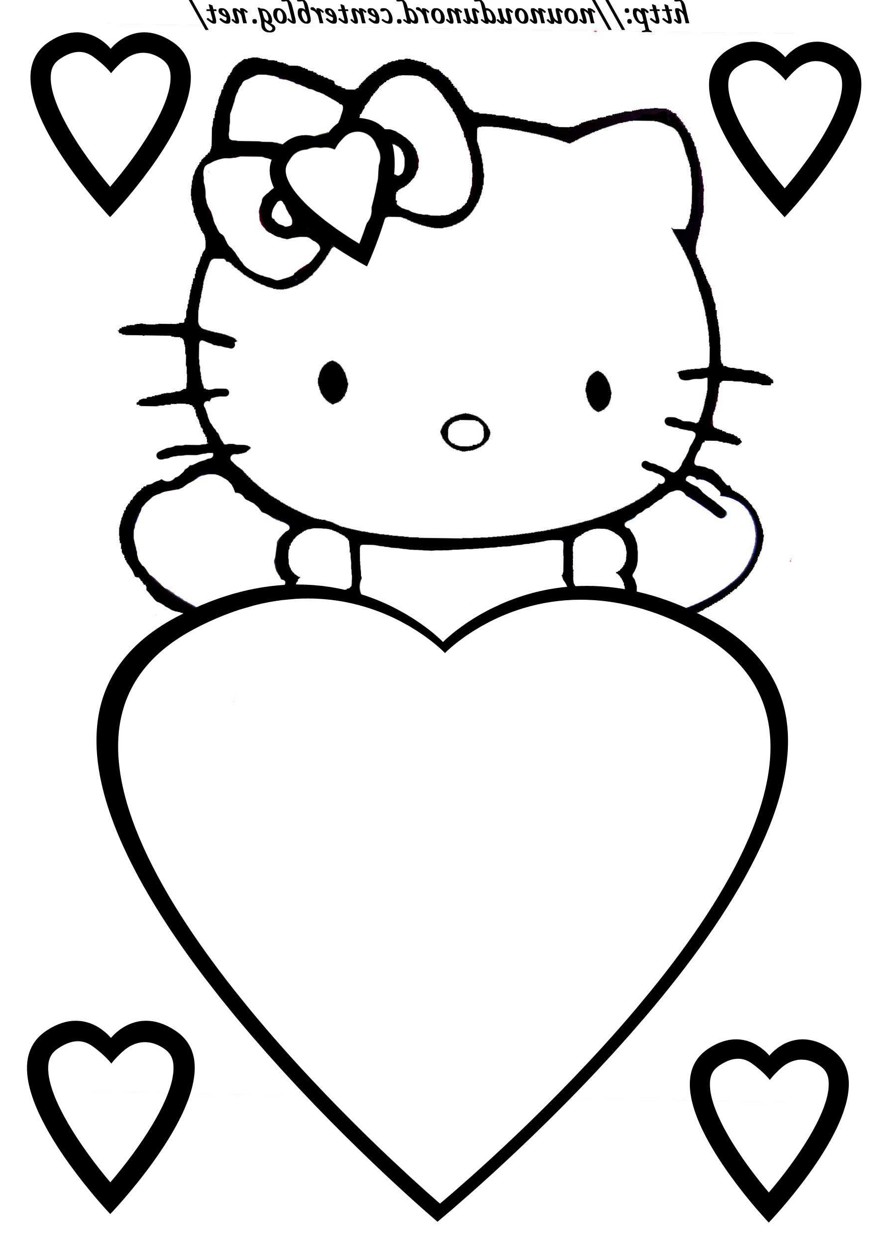 1234 19 dessins de coloriage hello kitty coeur a imprimer 8632 palmier hello kitty coloriage dessin