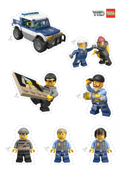 LEGO City Les personnages de la police