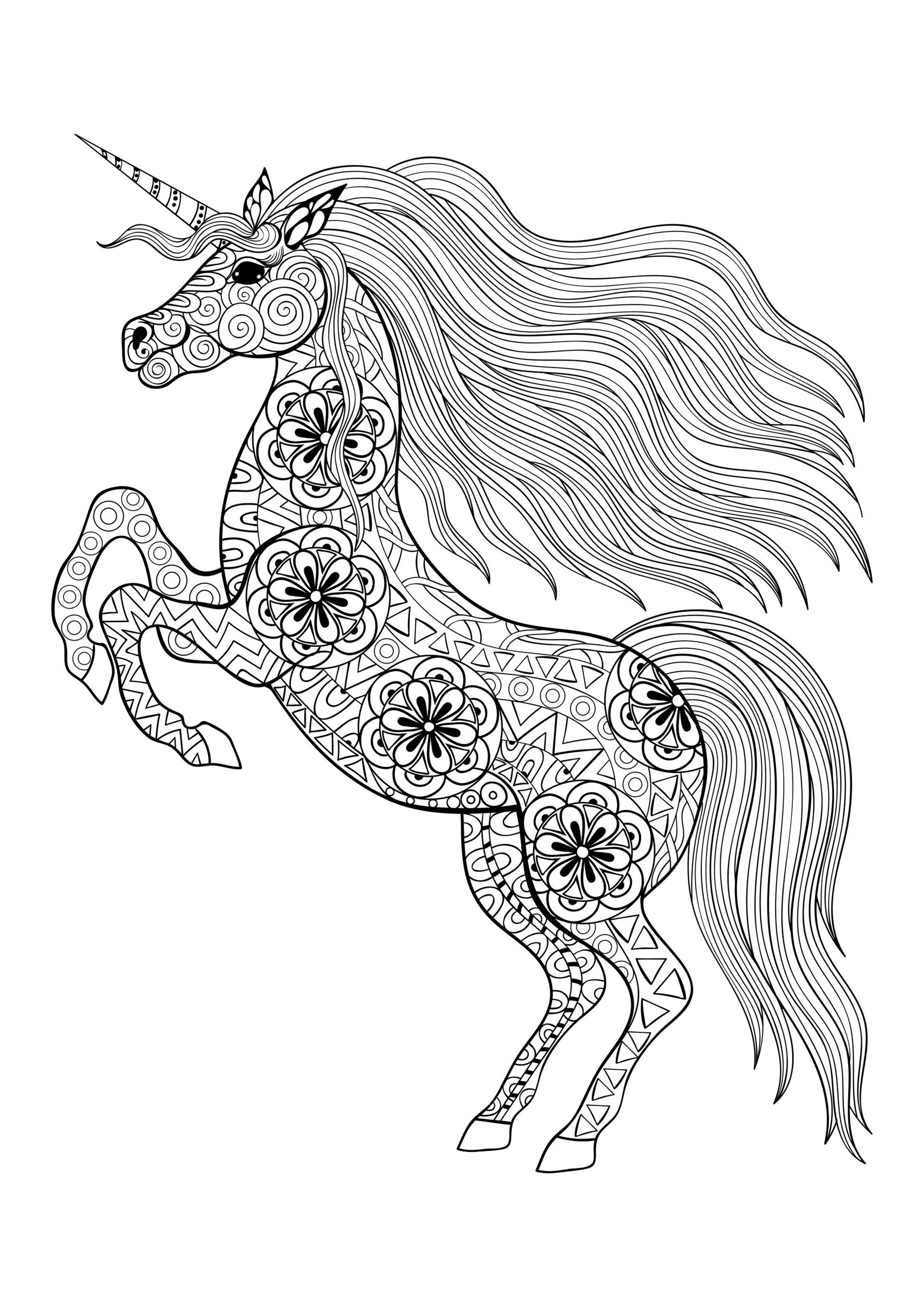 image=licornes coloriage licorne on its two back legs 1