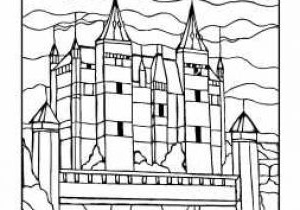 coloriage de chateau elegant coloriage le chateau magique