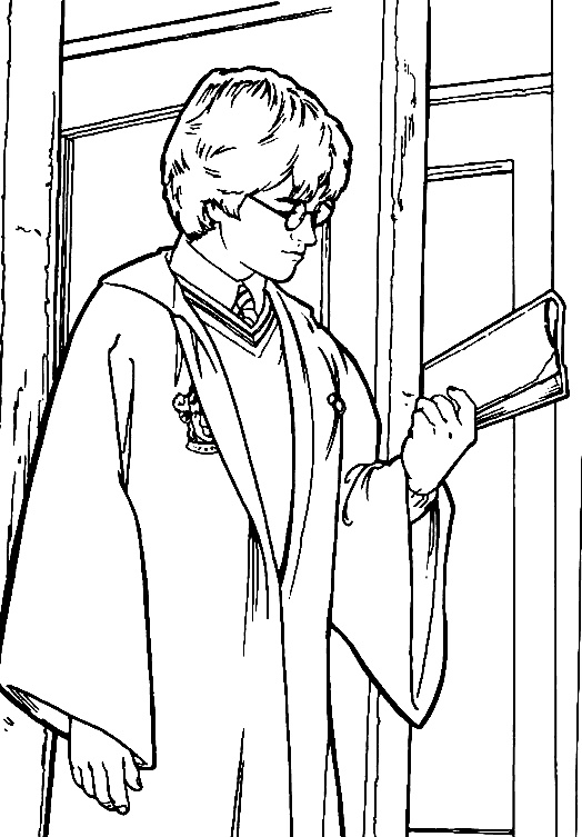 coloriage HarryPotter 1