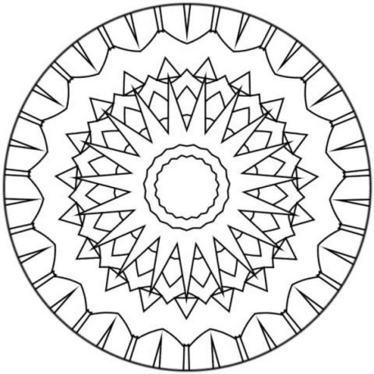 Coloriage Mandala Simple Inspirant Photos Coloriages Coloriage De Mandala N°134 Fr Hellokids