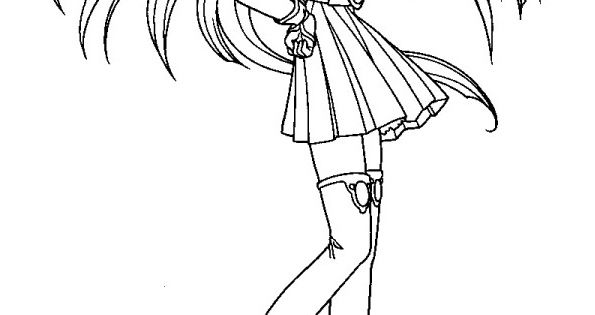 Coloriage Manga Fille Kawaii Inspirant Photos Coloriage