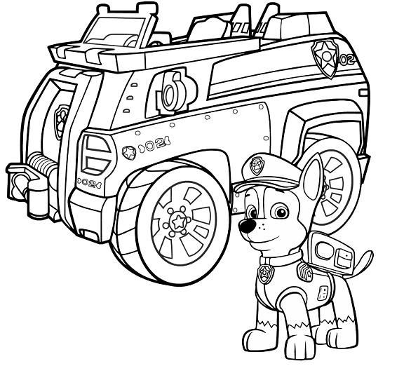 coloriage dessins pat patrouille paw patrol
