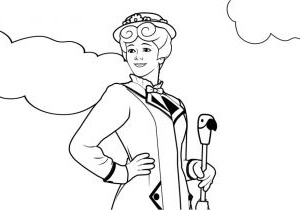 coloriage mary poppins 40 best mary poppins images on pinterest
