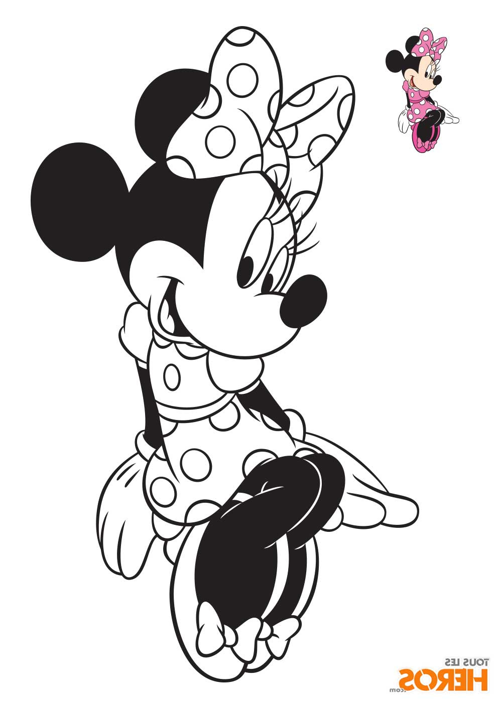 coloriages minnie