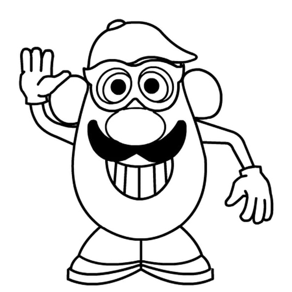 monsieur patate coloriage