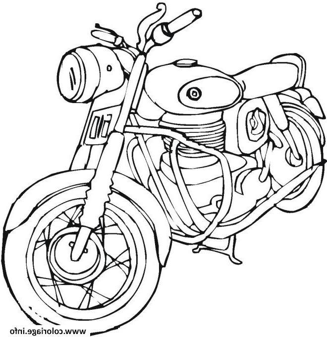 moto de course 6 coloriage