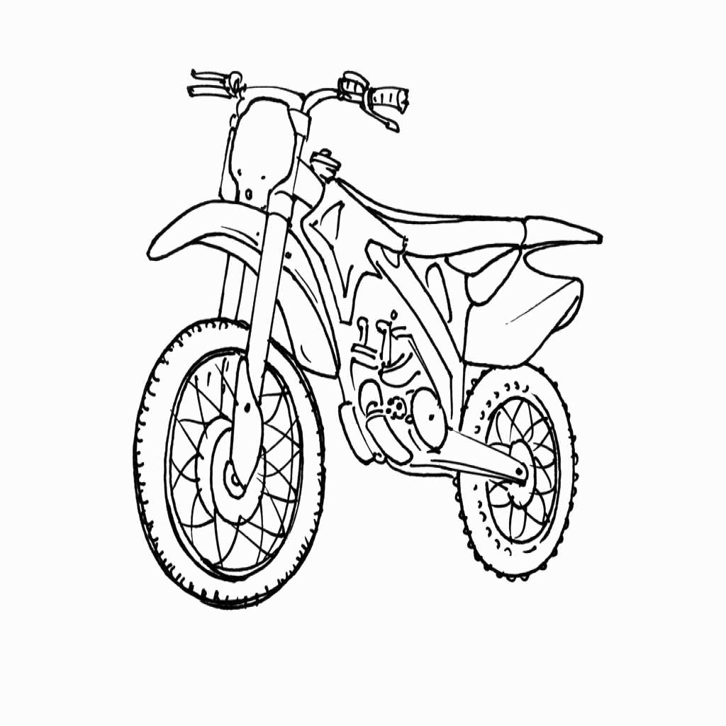 dessin moto simple genial coloriage moto dessin de moto de course coloriages de vhicules