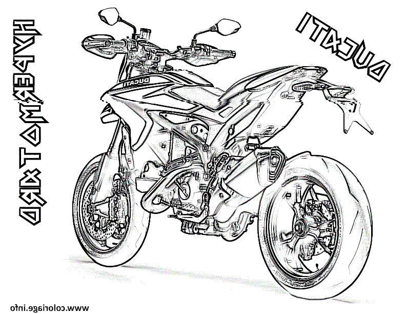 moto de course 9 coloriage
