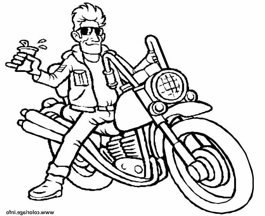 moto de course 32 coloriage dessin