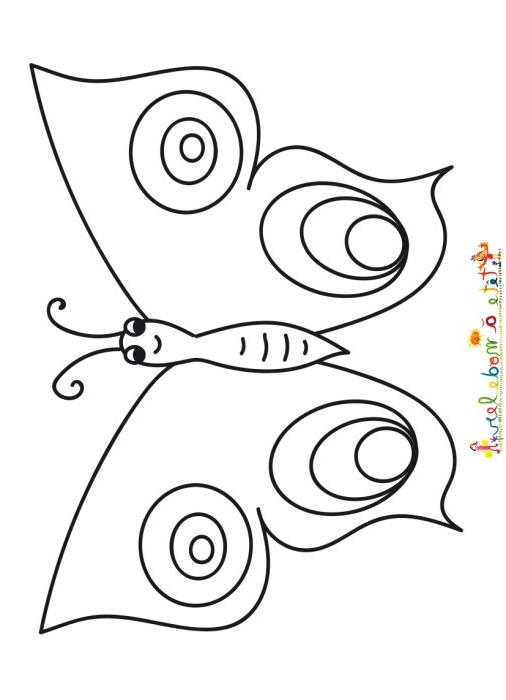 coloriage papillon a imprimer maternelle coloriage simple d 39 un papillon coloriage papillon t te dessin 5