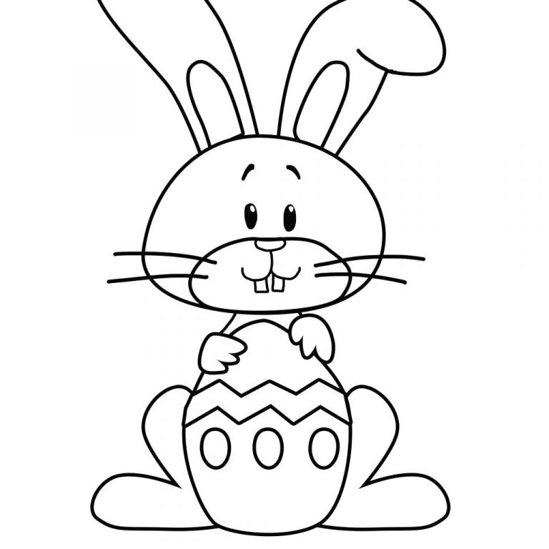 Coloriage Paques Facile Nouveau Images Ment Dessiner Un Lapin De P Ques Kawaii Avec Dessiner