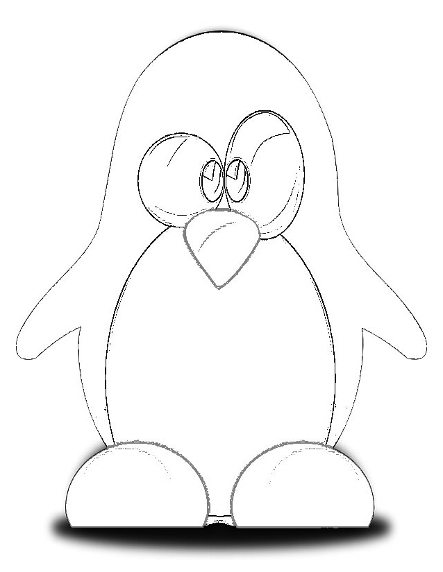 coloriage pingouin