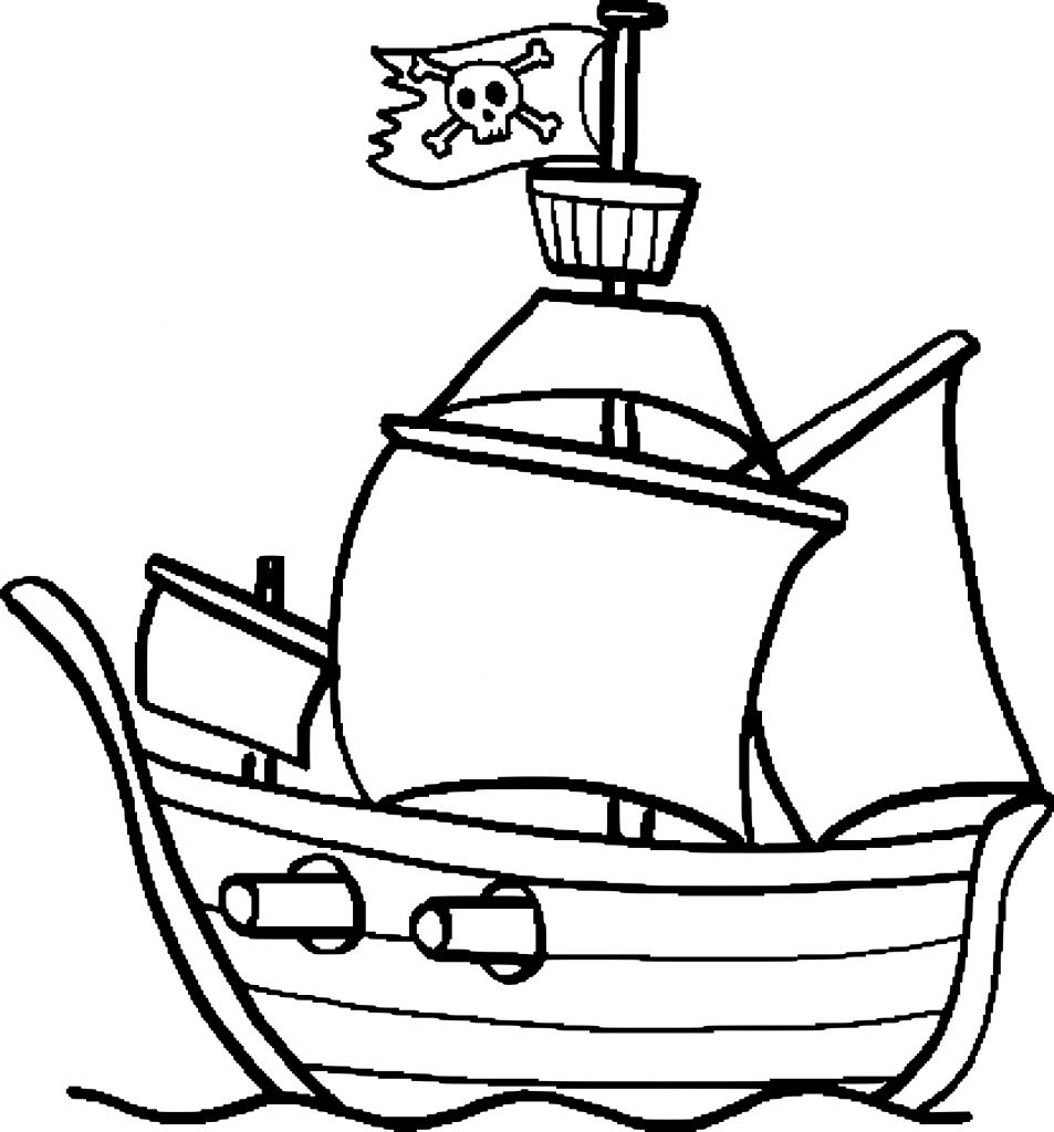 Coloriage Pirate Maternelle Beau Image Coloriage Bateau Pirate Dessin à