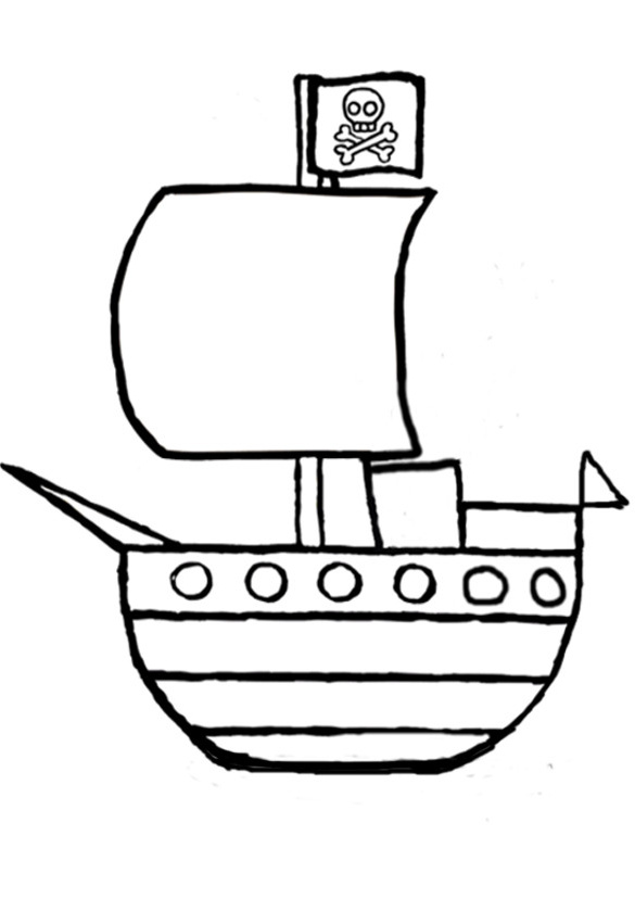bateau de pirates vecteur